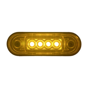 FUN214 AMBER PARMAK LED SARI KAPAK (10-30V)