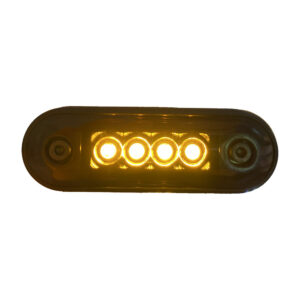 FUN211 AMBER PARMAK LED SİYAH KAPAK (10-30V)