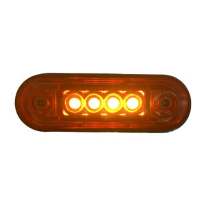 FUN213 AMBER PARMAK LED KIRMIZI KAPAK (10-30V)